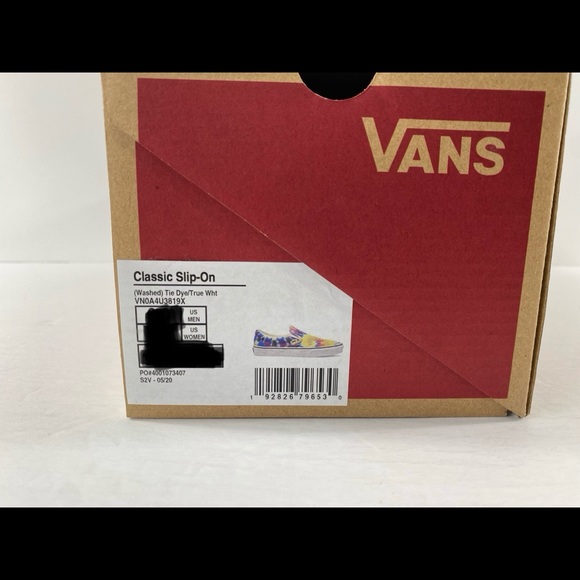 Vans Classic Slip-On Washed Tie Dye Sneakers - Picture 5 of 6